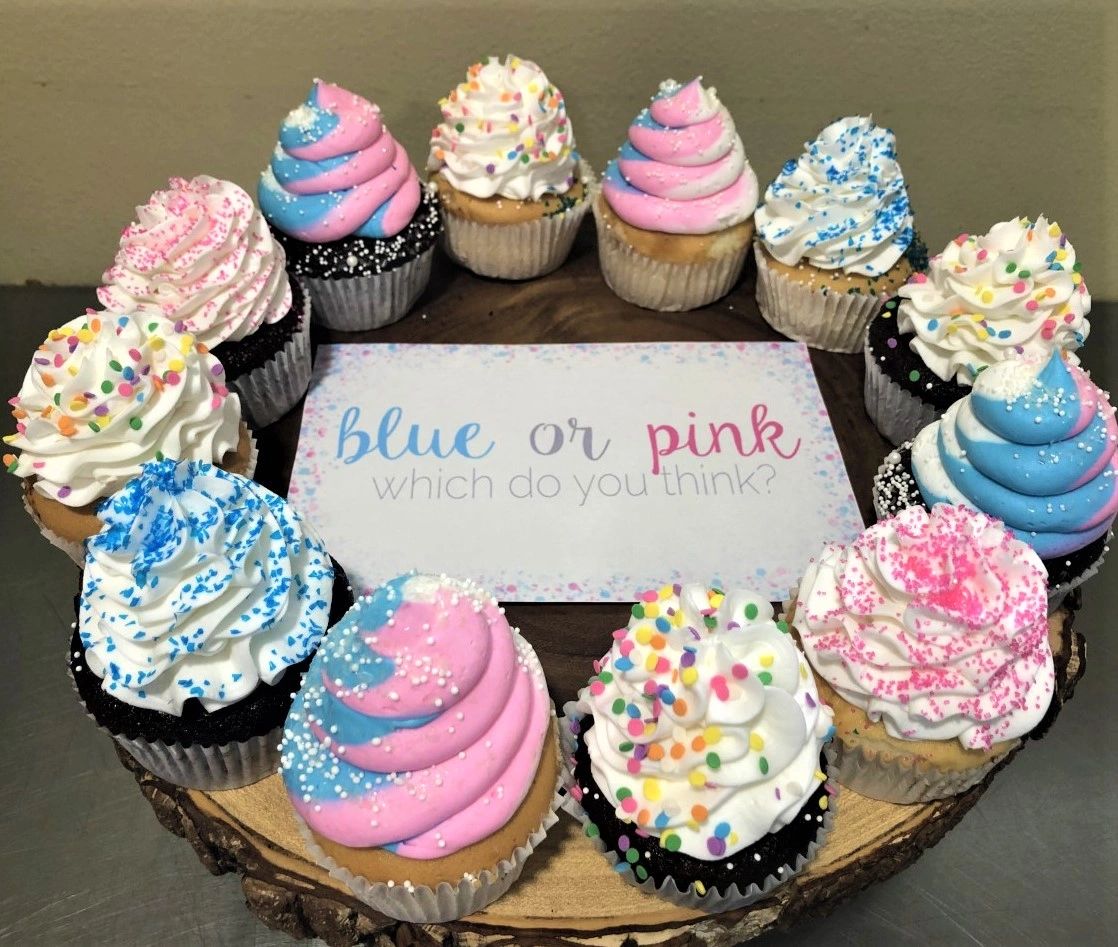 Gender Reveal Cupcakes (dozen)